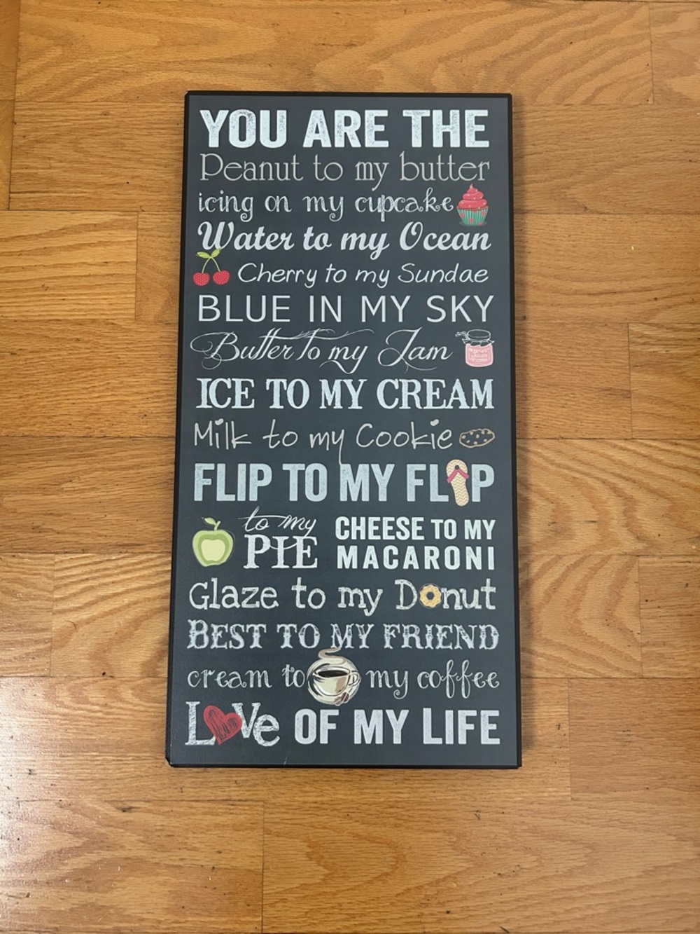 Decorative Romantic Wall Art “You Are The…”
